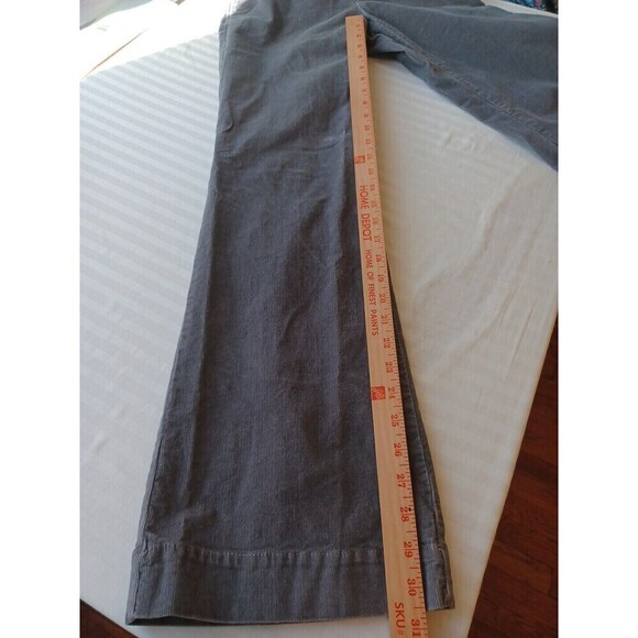 Gap wide leg corduroy pants womens 2 gray low rise stretch Y2K retro style - Picture 11 of 13